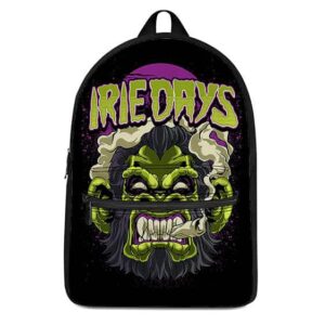 Green Gorilla Smoking Blunt Irie Days Most Awesome Backpack