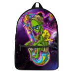Hip Alien with a Huge Bong Galaxy Floating Dopest Backpack