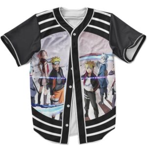 Naruto And Boruto Cool Baseball Jersey New Generation Team 7