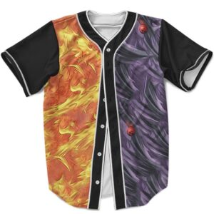 Naruto And Sasuke Awesome MLB Baseball Jersey Ultimate Form