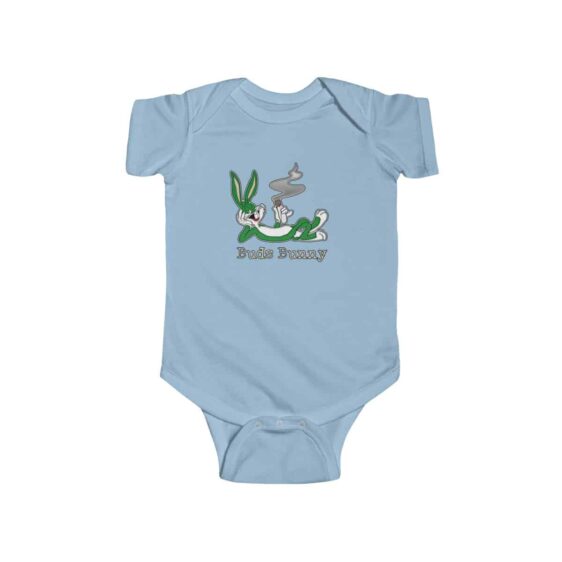 High Buds Bunny Enjoying Marijuana Blunt Dope 420 Baby Onesie