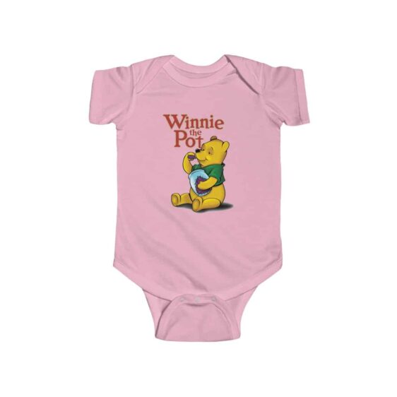 Winnie The Pothead Purple Indica Strain Marijuana Baby Clothes