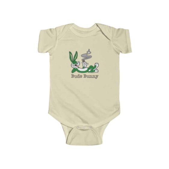 High Buds Bunny Enjoying Marijuana Blunt Dope 420 Baby Onesie