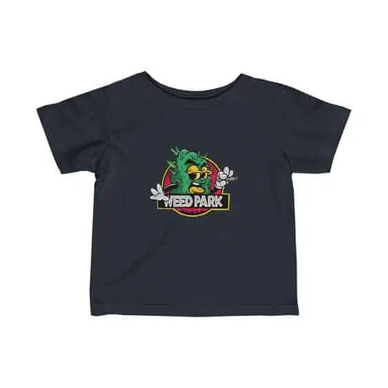 Awesome Weed Park Smoking Marijuana Bud 420 Newborn Tees