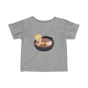 Baby Naruto Enjoying Ramen Noodles Lovely Newborn T-Shirt