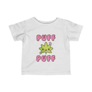 Chibi Puff Puff Marijuana Leaf Adorable Infant T-shirt