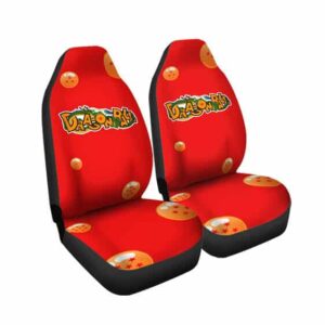 DBZ Shenron Earth Dragon Balls Art Red Car Seat Cover