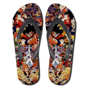 Dragon Ball Anime Series Characters Flip Flop Slippers