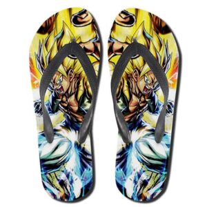 Dragon Ball Energizing Gogeta SSJ2 Form Thong Sandals