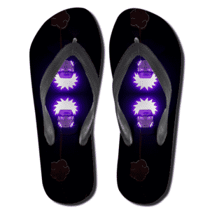 Glowing Nagato Pain Akatsuki Member Flip Flop Sandals