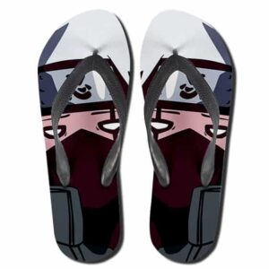 Hatake Kakashi Funny Derp Face Art Flip Flop Slippers