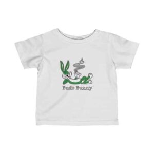 High Buds Bunny Enjoying Marijuana Blunt Dope Infant Shirt