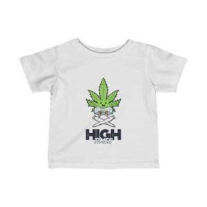 High Times Carefree Marijuana Leaf Art 420 Infant T-shirt