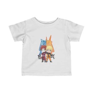 Jinchuriki Naruto and Gaara Artwork Cute Newborn T-Shirt