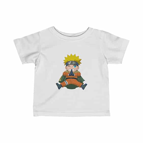 Kid Naruto Uzumaki Jutsu Hand Sign Cute Baby T-Shirt