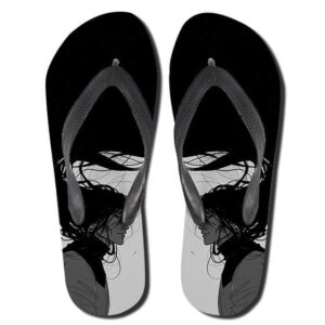 Legendary Ninja Orochimaru Monochrome Thong Sandals