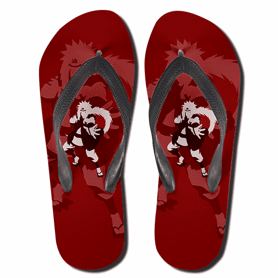 Legendary Sannin Powerful Shinobi Jiraiya Red Slippers