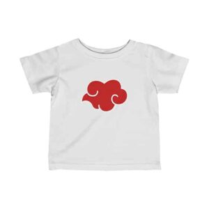 Powerful Akatsuki Group Red Cloud Symbol Dope Baby Tees
