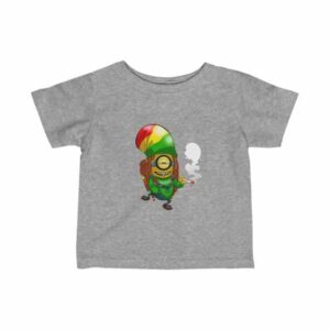 Rastaman Minion Smoking Cannabis Dope 420 Infant T-shirt