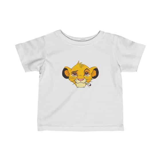 The Lion King Simba Stoned Spoof Parody Baby T-shirt