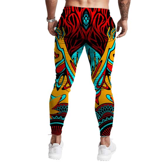 Trippy Eye Weed Artwork Epic Marijuana Tracksuit Bottoms