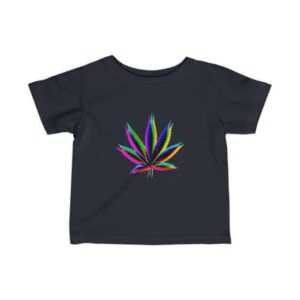 Trippy Sativa Marijuana Leaf Amazing Newborn T-shirt