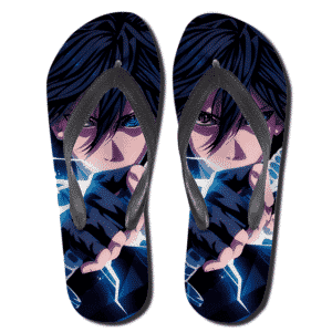 Uchiha Sasuke Epic Lightning Blade Flip Flop Sandals