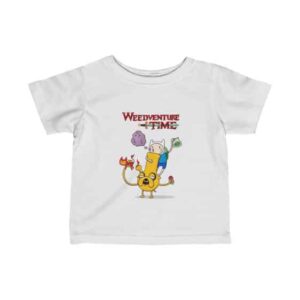 Weedventure Time Finn and Jake Marijuana 420 Baby Shirt