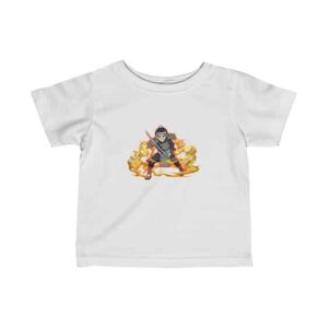 Young Hashirama Senju Flame Artwork Dope Naruto Baby Shirt