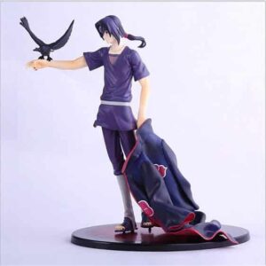 Akatsuki Member Itachi Uchiha Holding Crow Toy Figurine
