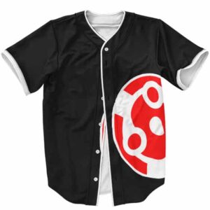 Awesome Storm Sharingan Design Black Baseball Jersey