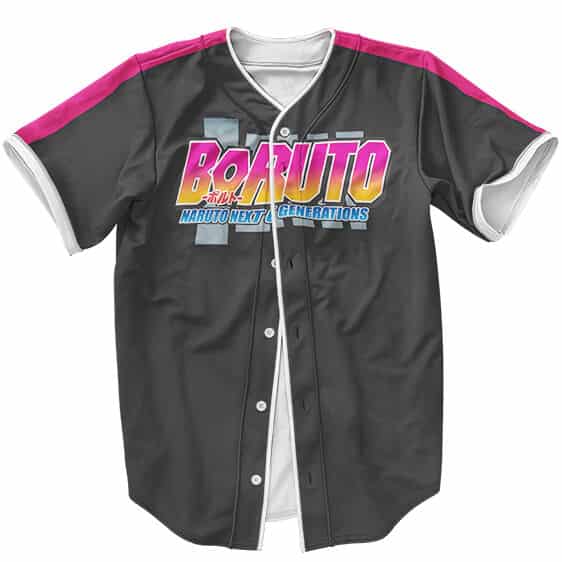 Dope Boruto Uzumaki Logo Cosplay Costume Baseball Shirt