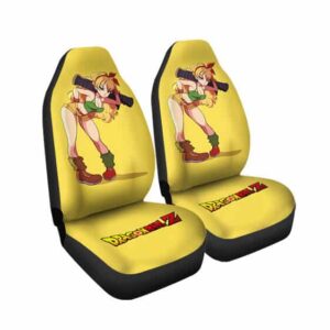 Badass Blonde Launch Yellow Dragon Ball Z Car Seat Cover
