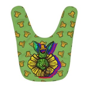 Dope Green Rabbit Smoking Weed Awesome Baby Apron
