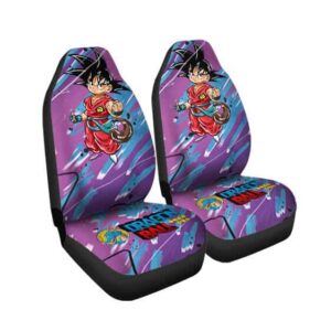 Kid Goku Stylish Painting Artwork Dragon Ball Car Seat Cover