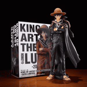 One Piece Luffy King Of Pirates Black Clothes Static Figure