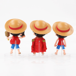 One Piece Monkey D. Luffy Chibi Set Toy Figurine