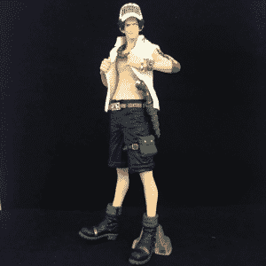 One Piece Portgas D. Ace In Marine Uniform Cool Statue Figure