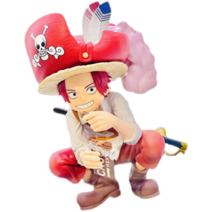 Red Hair Shanks Childhood Eating Chocolates Statue Figure