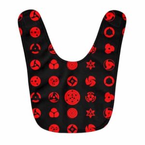 Sharingan Eyes All Forms Pattern Awesome Baby Apron