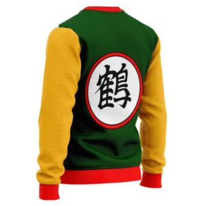 Dragon Ball Z Chiaotzu Crane Kanji Cosplay Wool Sweater