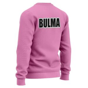 Dragon Ball Z Bulma Minimalistic Pink Wool Sweatshirt
