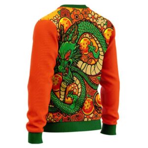 DBZ Eternal Shenron Vibrant Artwork Cool Wool Sweater