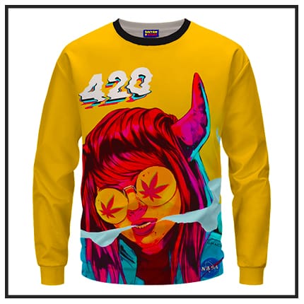 Colorado 420 sweatshirt Colorado Green sweatshirt Colorado shirt Colorado Tee 420 gift Cannabis Tee Stoner sweatshirt Cannabis Shirt