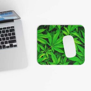 Cool Cannabis 3D Realistic Weed Hemp Green Mouse Pad