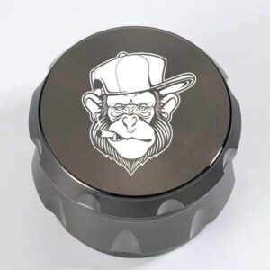 Cool Hype Beast Monkey Head Art Design Marijuana Herb Grinder