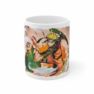 Cool Naruto Uzumaki Holding Scroll Ceramic Coffee Mug