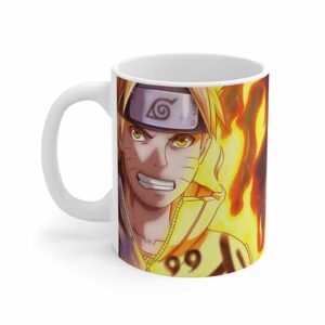 Dope Naruto Nine-Tail Chakra & Sasuke Susanoo Art Coffee Mug