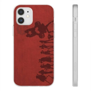 Dope Straw Hat Pirates Silhouette Art Red iPhone 12 Cover