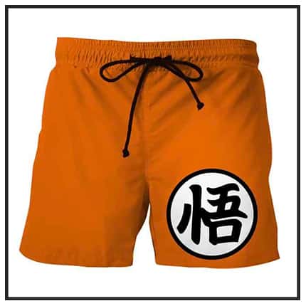 WANHONGYUE Anime Dragon Ball Z Goku Pantaloncini da Spiaggia Costume da Bagno Uomo 3D Stampato Beach Board Shorts Swim Trunks 